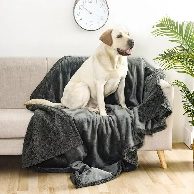Waterproof Blanket for Sofa-Thickened Microfibre-Blanket Luxury Large Size Blanket Shaggy Blanket Winter Dropshipping 2025