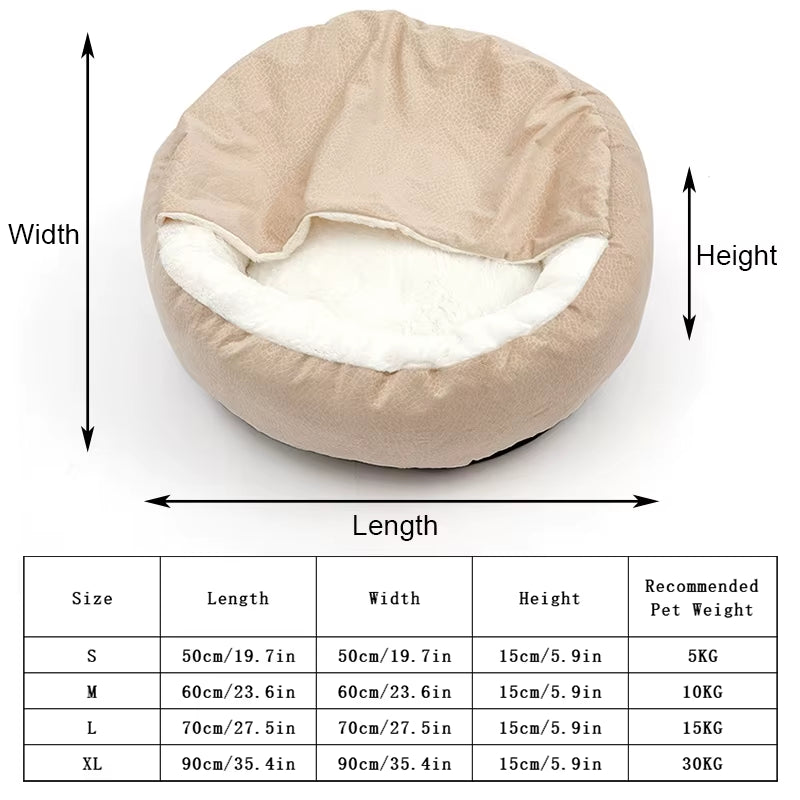 Orthopedic Bed for Dogs Puppy Cat Winter House Warm Mat Cushion Kennel for Indoor Dog Bed Pet Sofa Products Houses and Habitats