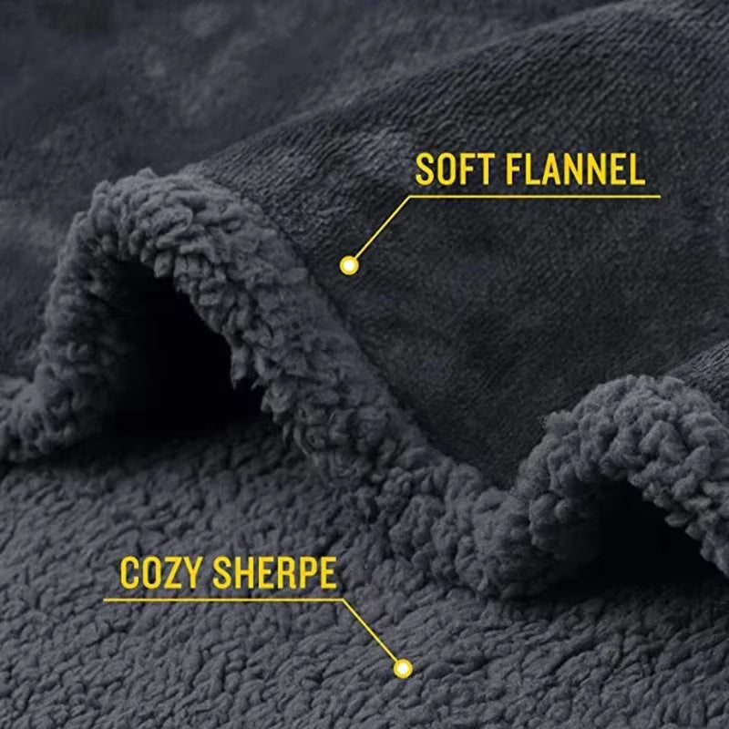 Waterproof Blanket for Sofa-Thickened Microfibre-Blanket Luxury Large Size Blanket Shaggy Blanket Winter Dropshipping 2025