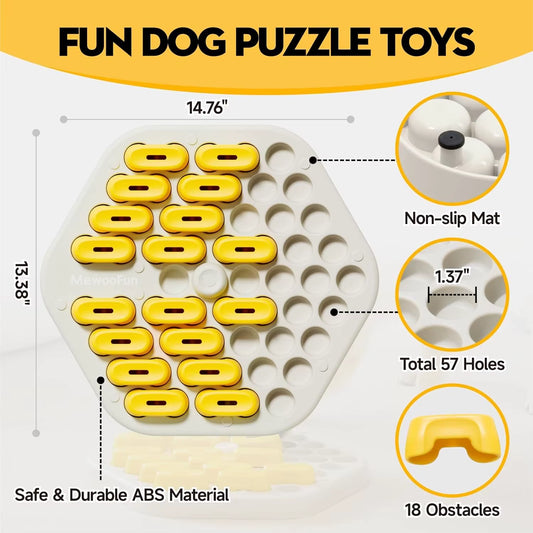 Dog Puzzle Toy Dog Food Puzzle Feeder Toys for IQ Training Dog Puzzles Dog Treat Puzzle Toys for Mental Enrichment
